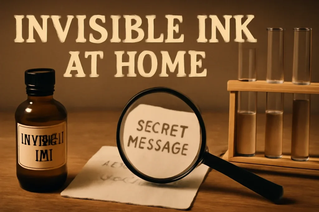 Invisible Ink DIY Reveal