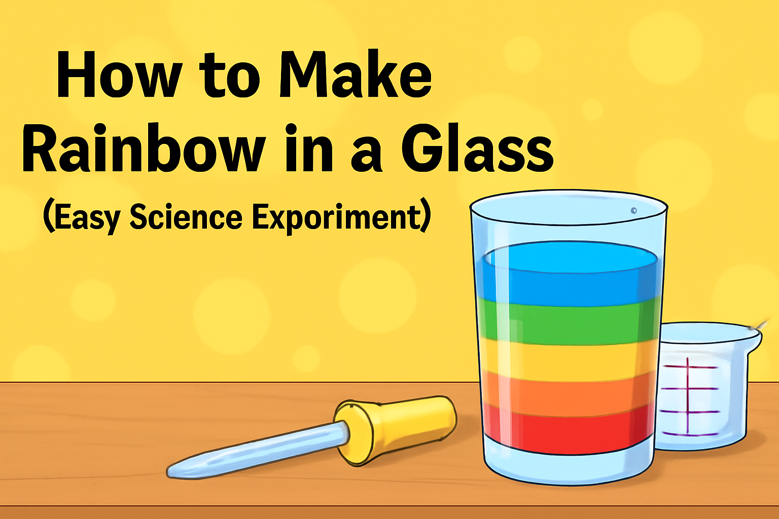 <span class="pvc-badge" aria-label="views"><span class="pvc-count">505</span> <span class="pvc-label">views</span></span> How to Make a Rainbow in a Glass (Easy Science Experiment)
