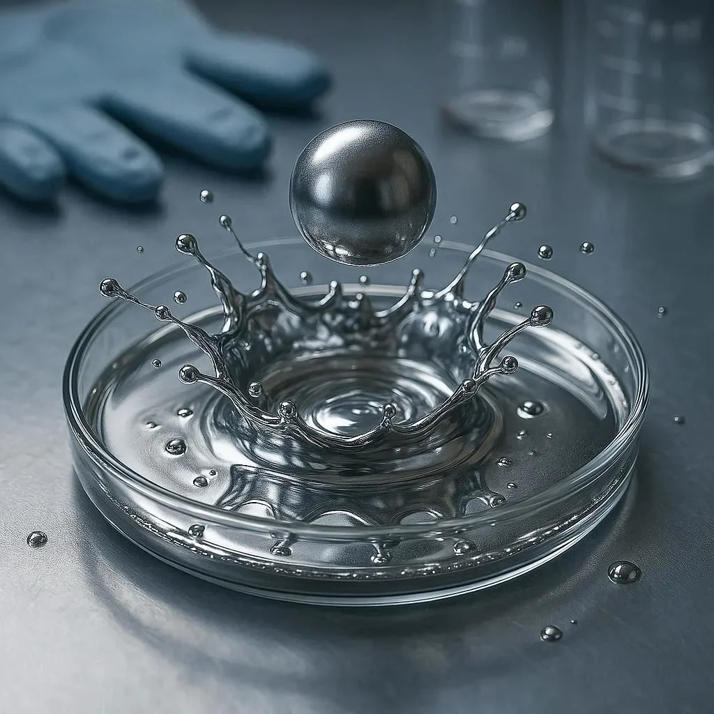 The Science of Splash: What Happens When You Drop a Metal Ball in Gallium?