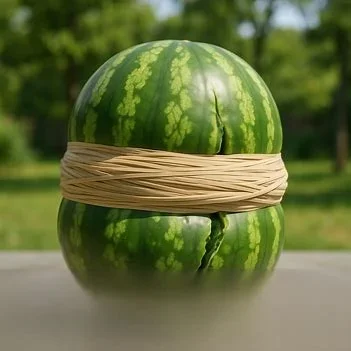 The Exploding Watermelon Experiment: Measuring Internal Pressure in Fruits