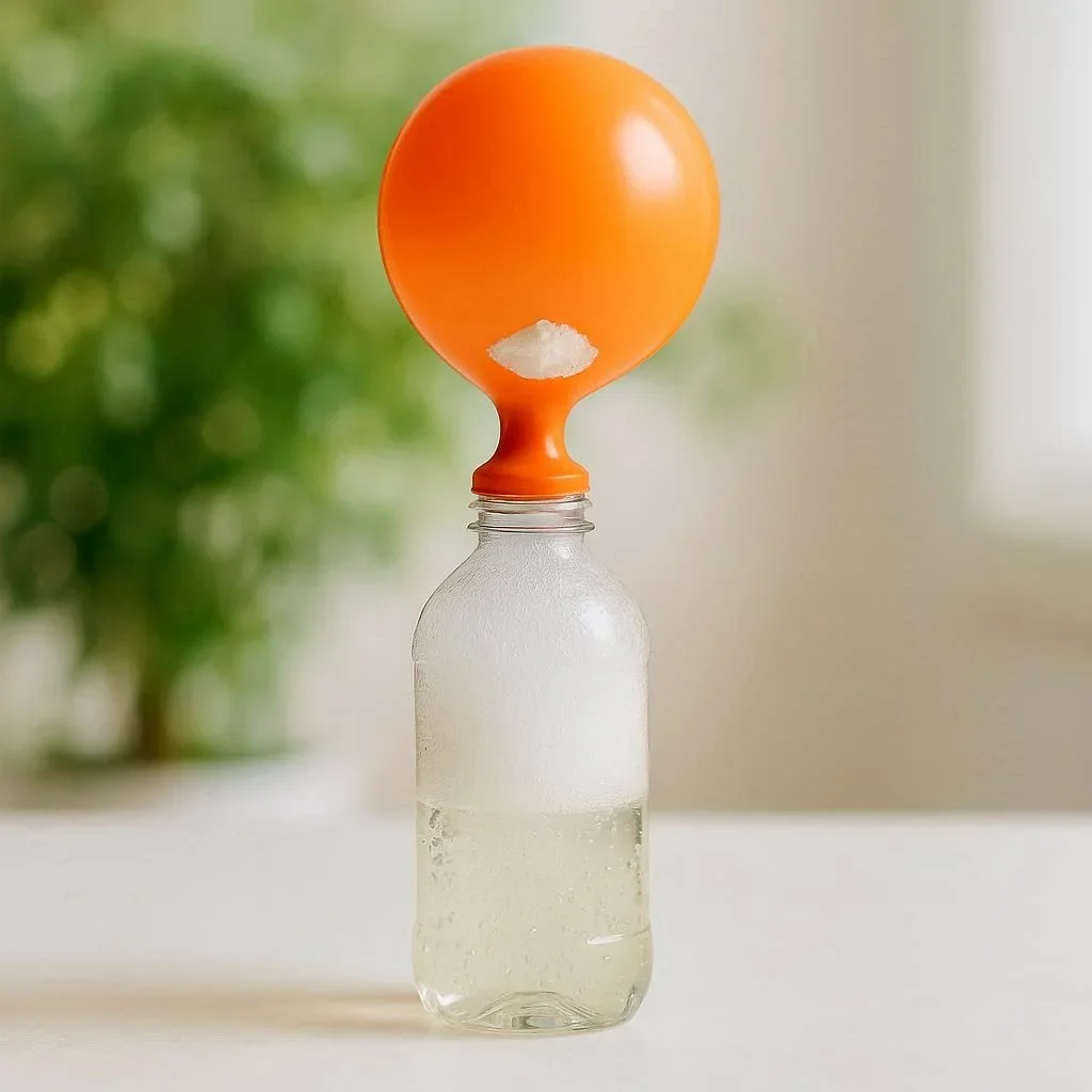 Observe How Yeast Produces Gas in a Balloon Experiment